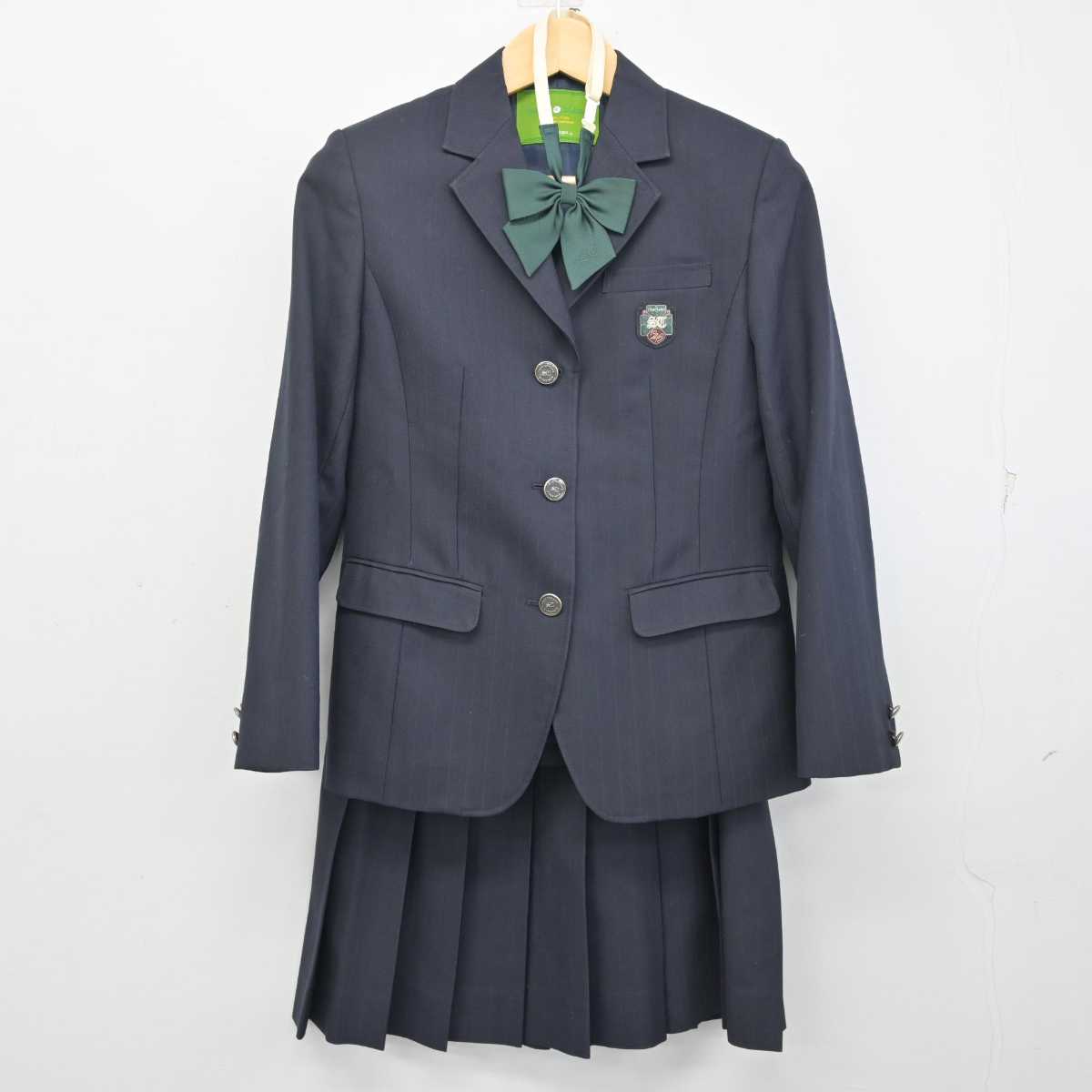 【中古】北海道 北海道札幌月寒高等学校 女子制服 3点 (ブレザー・スカート) sf054501