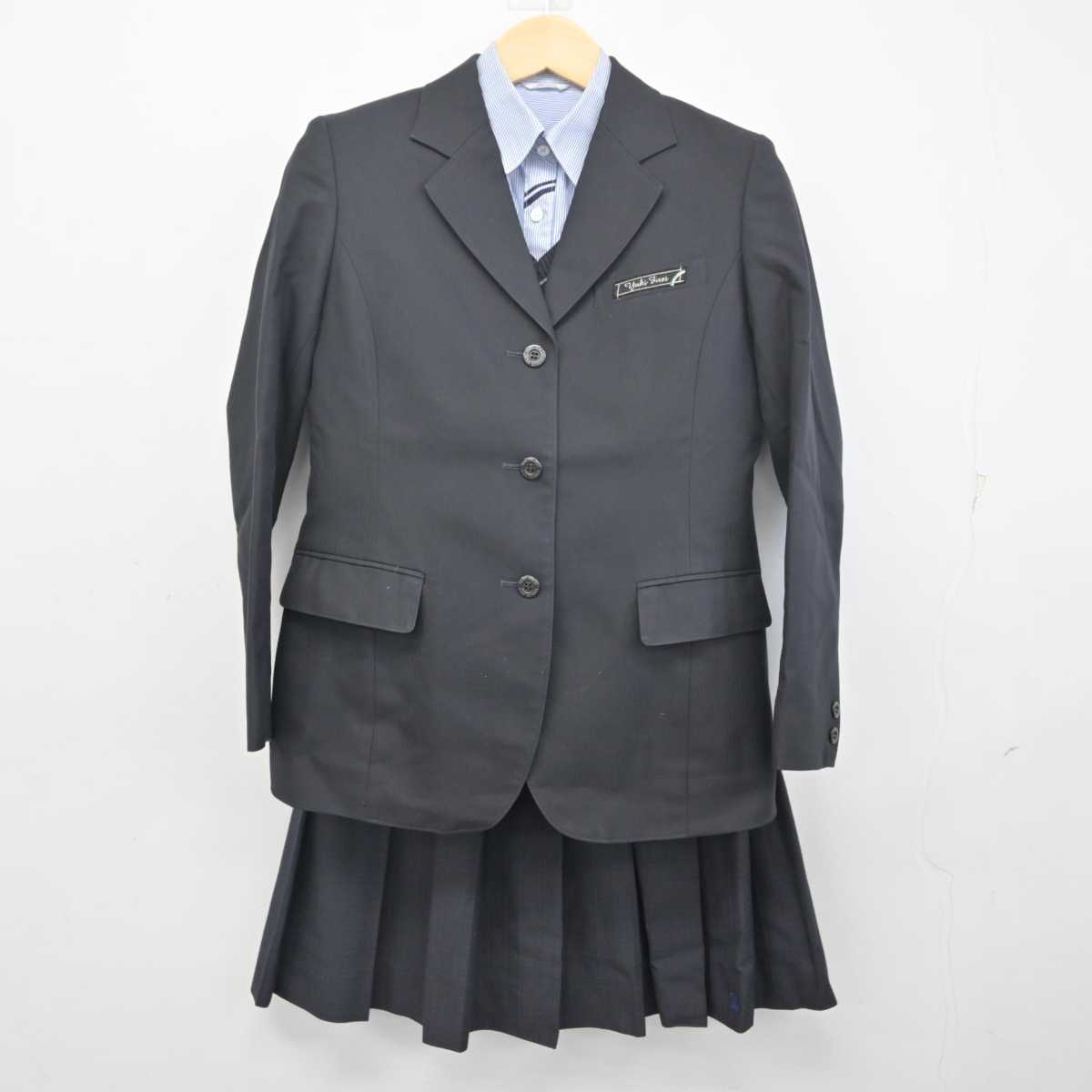 中古】茨城県 結城第一高等学校 女子制服 4点 (ブレザー・ニット・シャツ・スカート) sf055089 | 中古制服通販パレイド