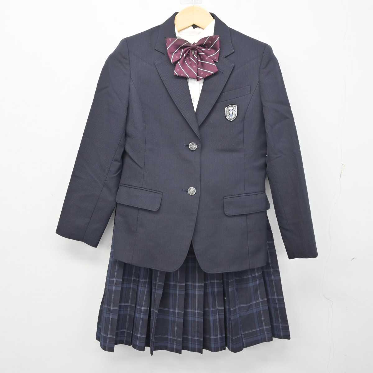 中古】京都府 鴨沂高等学校 女子制服 5点 (ブレザー・シャツ・スカート) sf055363 | 中古制服通販パレイド