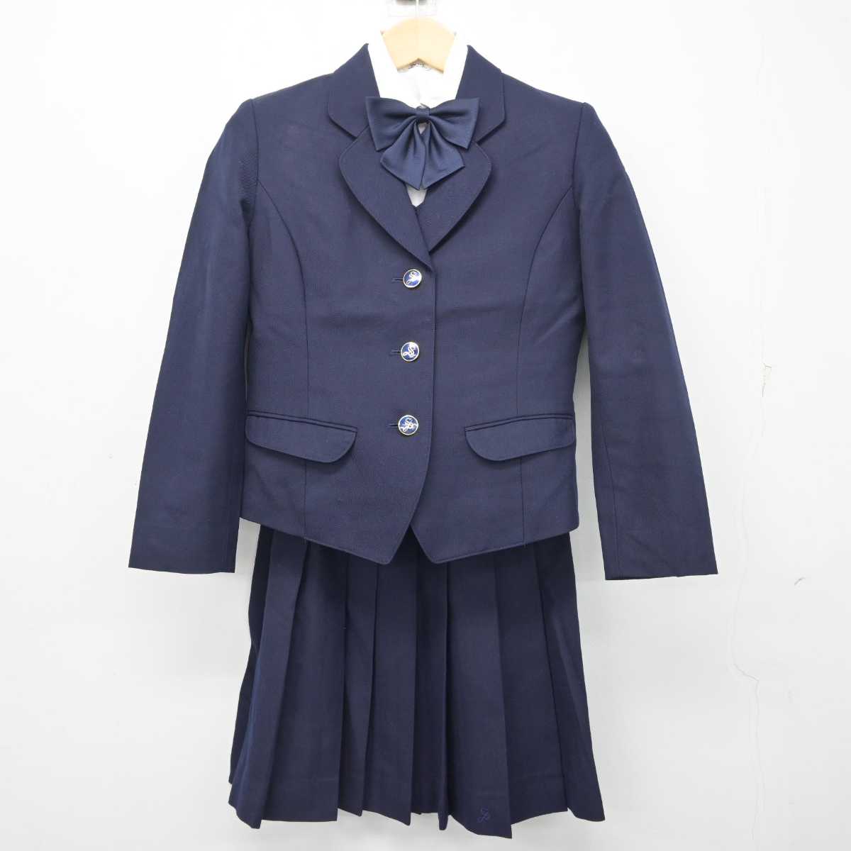 中古】神奈川県 相模女子大学高等部 女子制服 6点 (ブレザー