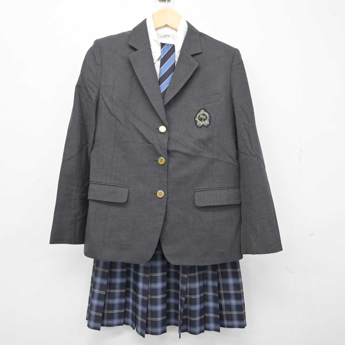 京都府立北陵高等学校 男子制服 セット ブレザー ズボン セーター シャツ ネクタイ - 京都府の服/ファッション