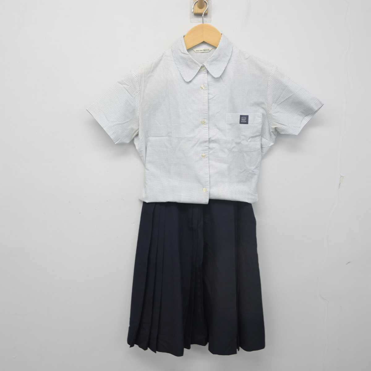 中古】大分県 大分西高等学校 女子制服 2点 (シャツ・スカート) sf055632 | 中古制服通販パレイド