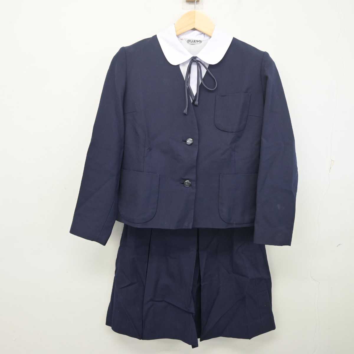 【中古】静岡県 浜松南高等学校 女子制服 4点 (ブレザー・シャツ・スカート) sf055752