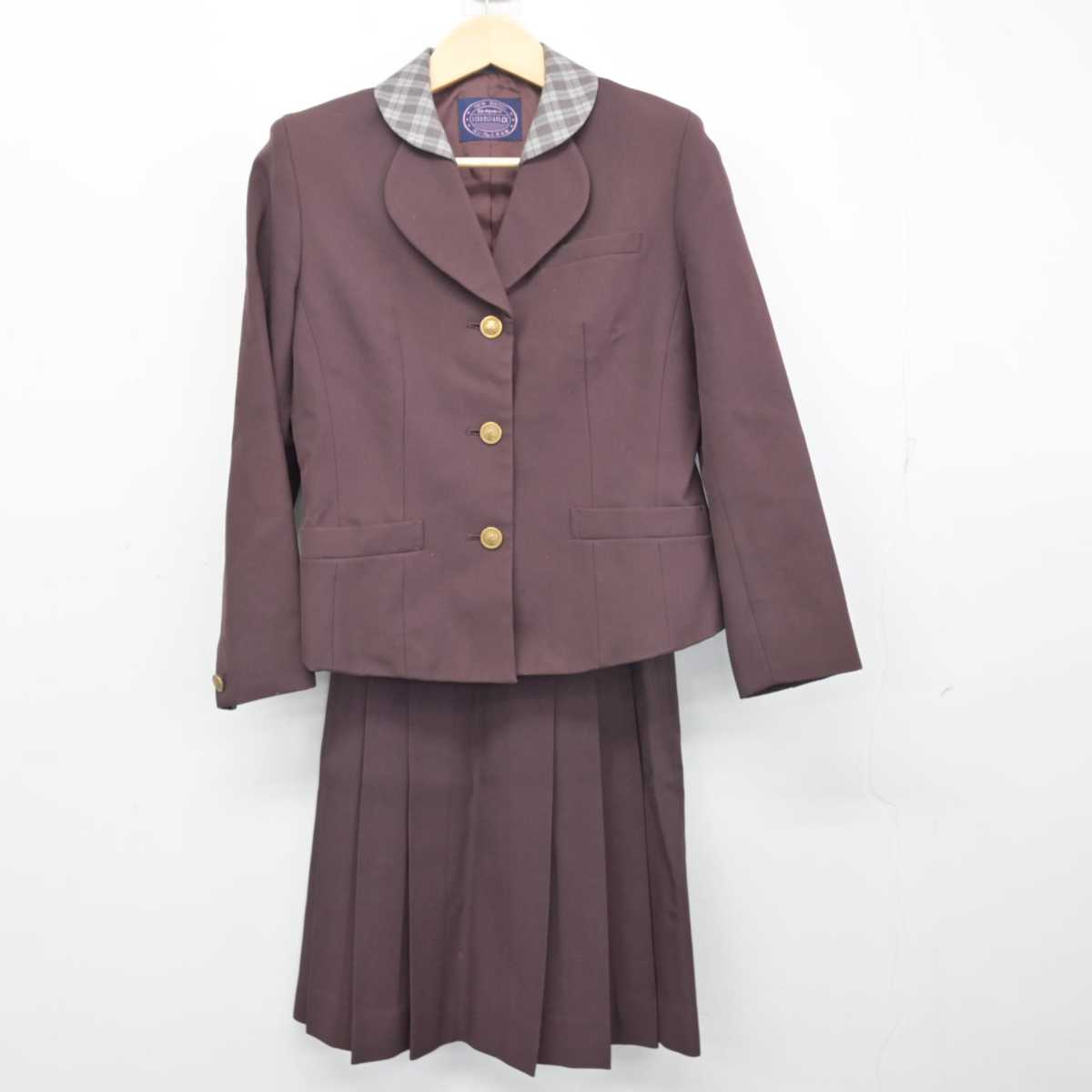 中古】兵庫県 市川高等学校 女子制服 3点 (ブレザー・ベスト