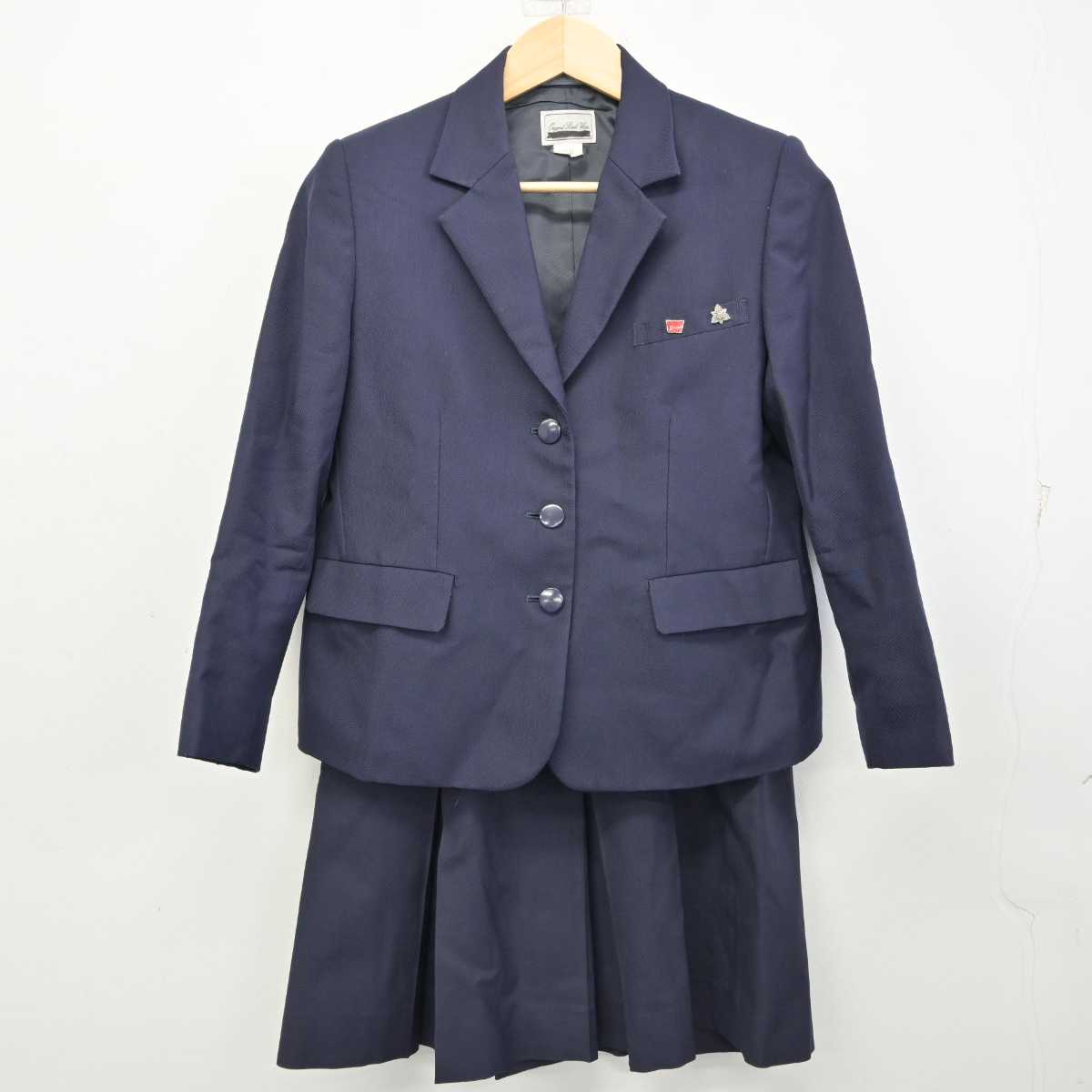 中古】埼玉県 所沢西高等学校 女子制服 4点 (ブレザー・スカート
