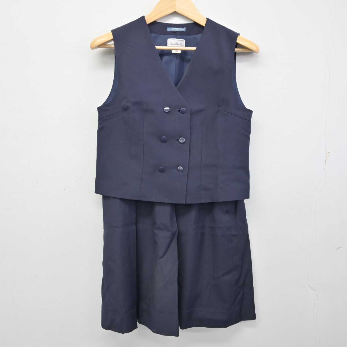 中古】埼玉県 所沢西高等学校 女子制服 2点 (ベスト・スカート) sf057013 | 中古制服通販パレイド