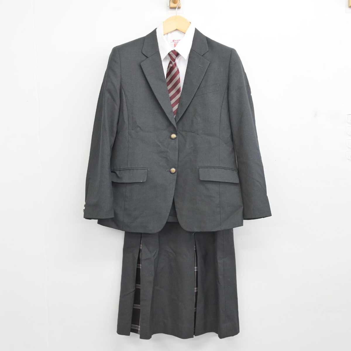 【中古】埼玉県 昌平中学校・高等学校 女子制服 4点 (ブレザー・シャツ・スカート) sf057167