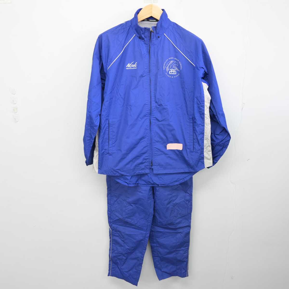 【中古】埼玉県 越谷西高等学校/陸上部 女子制服 2点 (ジャージ 上・ジャージ 下) sf057423