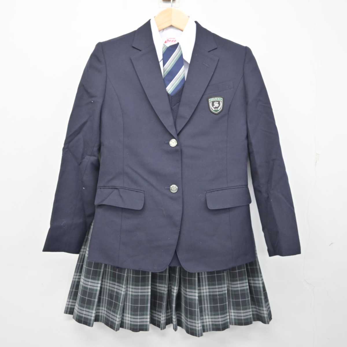 中古】宮城県 泉松陵高等学校 女子制服 5点 (ブレザー・ニット・シャツ・スカート) sf057501 | 中古制服通販パレイド