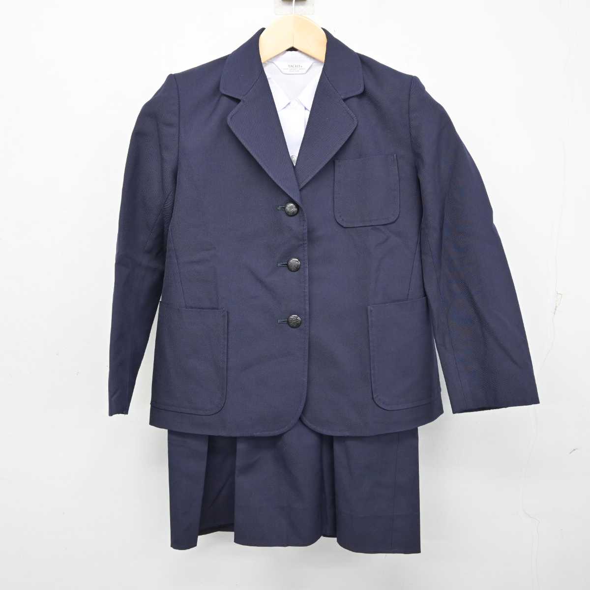 中古】大阪府 追手門学院小学校 女子制服 3点 (ブレザー・シャツ・ジャンパースカート) sf057695 | 中古制服通販パレイド