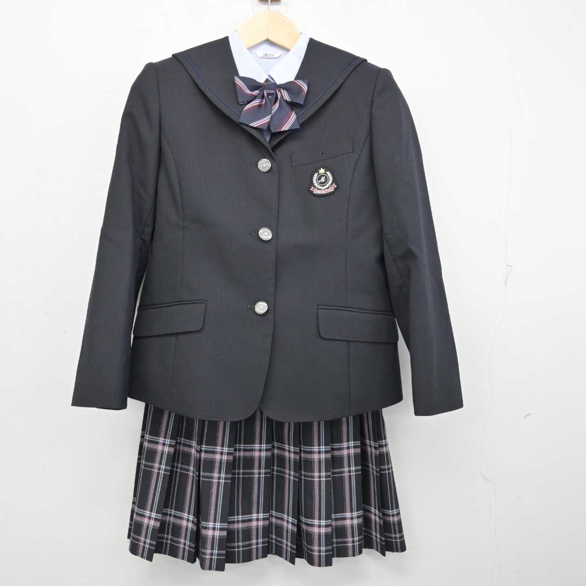 中古】千葉県 千葉明徳高等学校 女子制服 3点 (セーラー服・シャツ・スカート) sf057779 | 中古制服通販パレイド