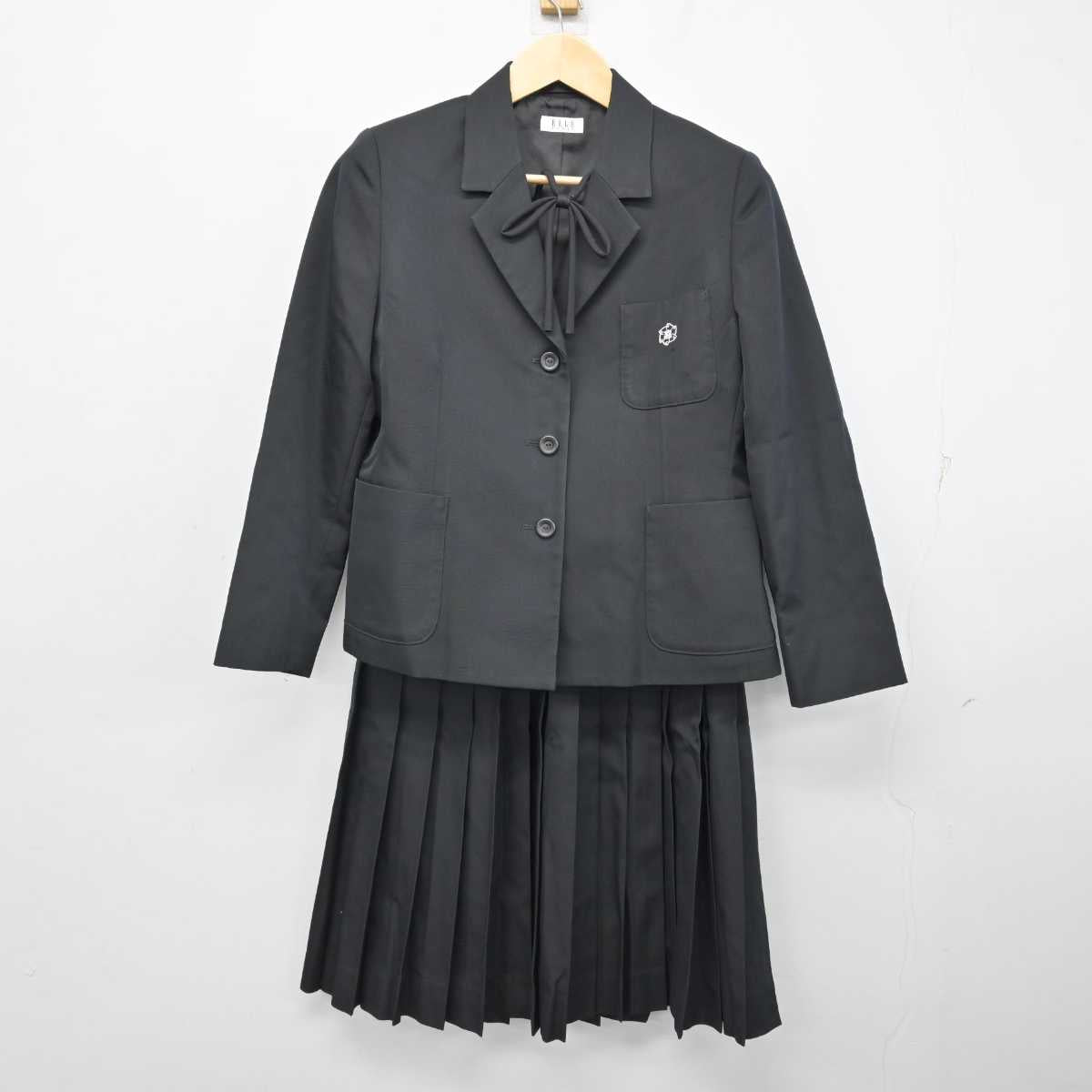 中古】高知県 追手前高等学校 女子制服 4点 (ブレザー・ベスト