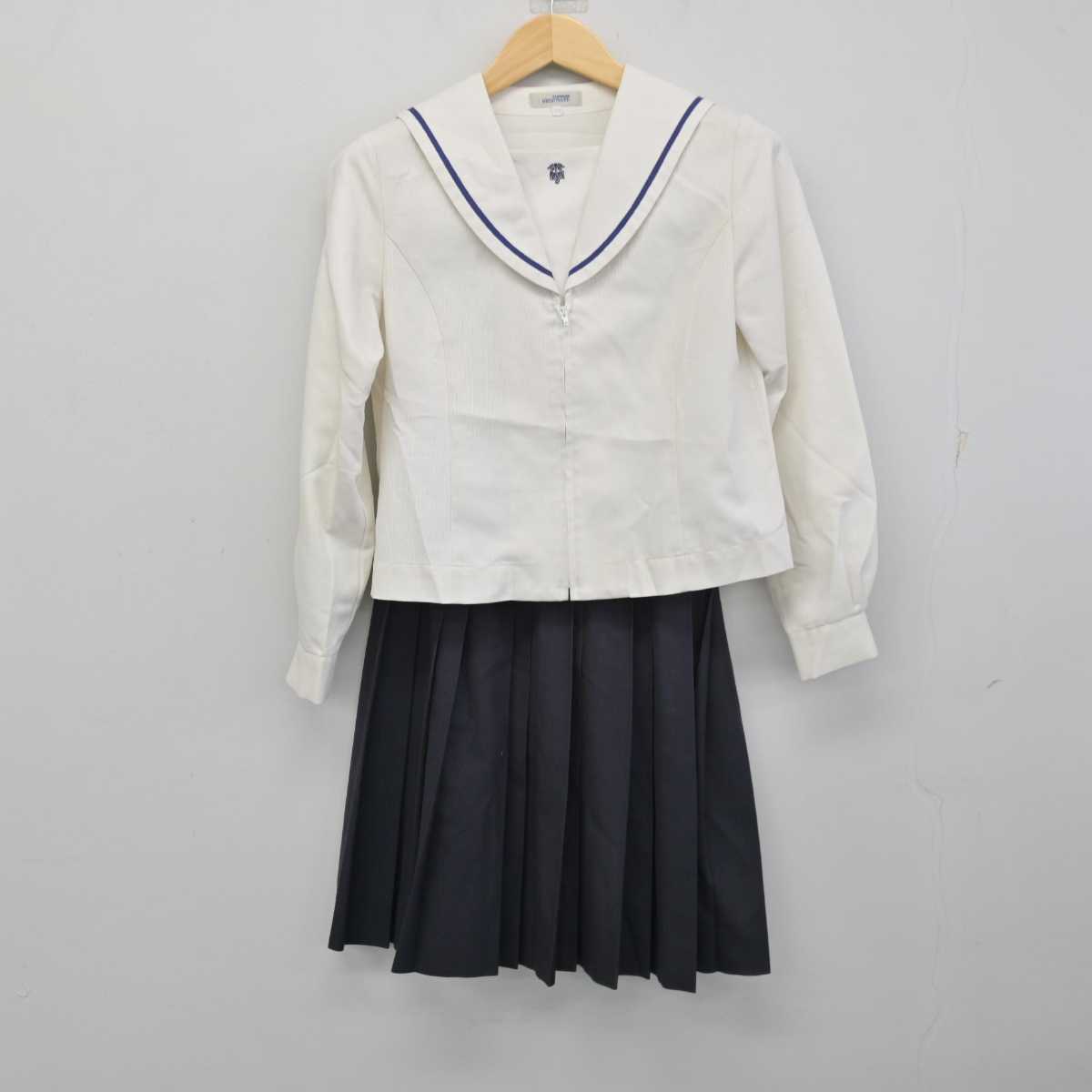 中古】岐阜県 大垣商業高等学校 女子制服 2点 (セーラー服・スカート) sf057934 | 中古制服通販パレイド