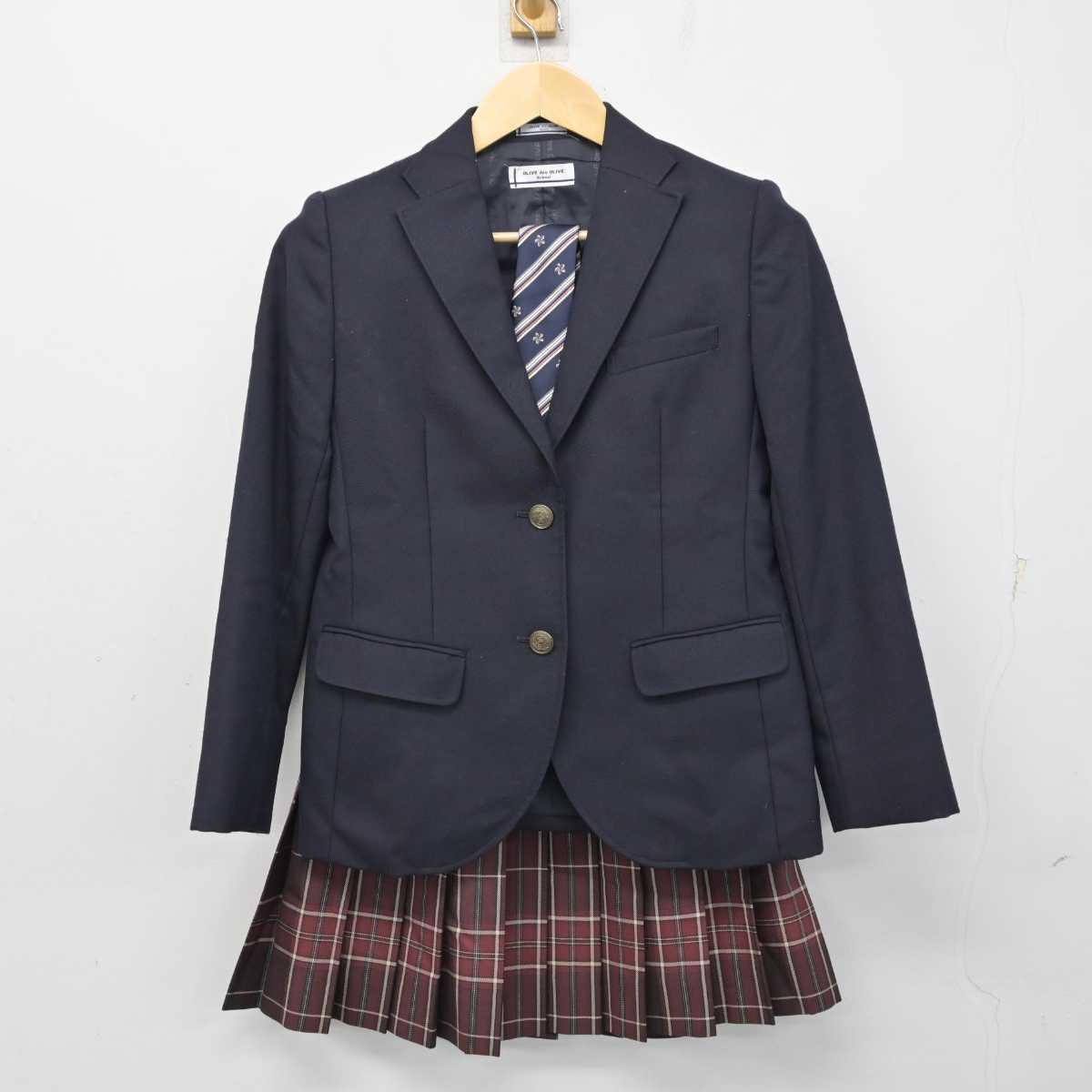 【中古】神奈川県 横浜国際高等学校 女子制服 3点 (ブレザー・スカート) sf058019