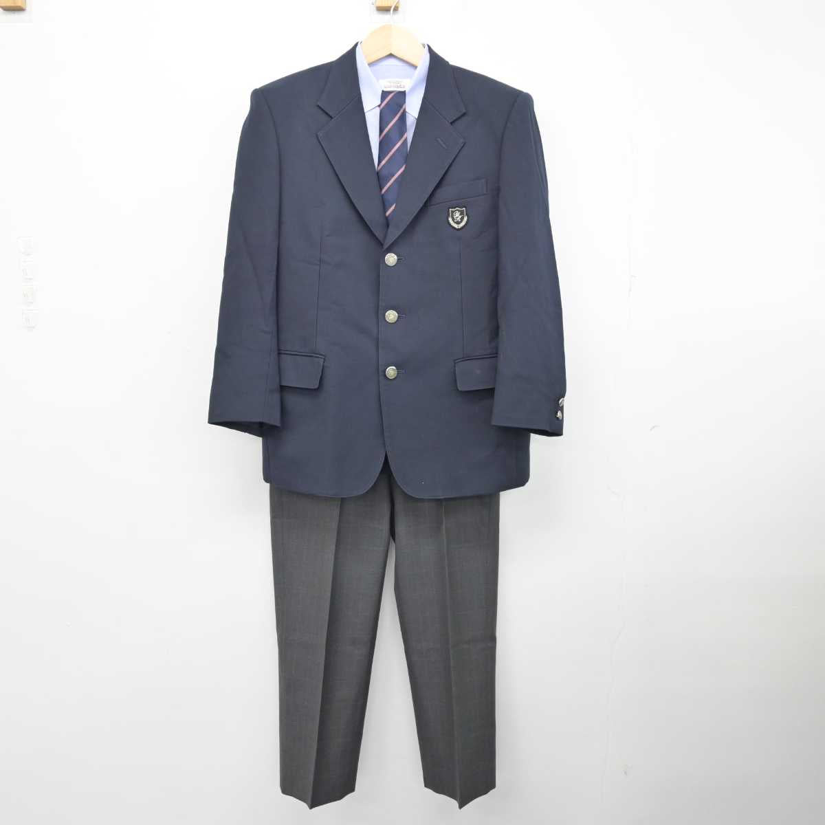 中古】千葉県 四街道北高等学校 男子制服 4点 (ブレザー・シャツ・ズボン) sf058050 | 中古制服通販パレイド