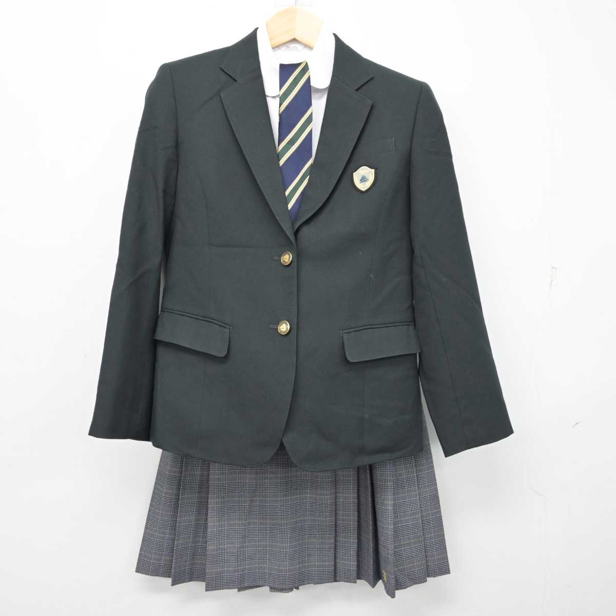 中古】京都府 向陽高等学校 女子制服 4点 (ブレザー・シャツ・スカート) sf058153 | 中古制服通販パレイド