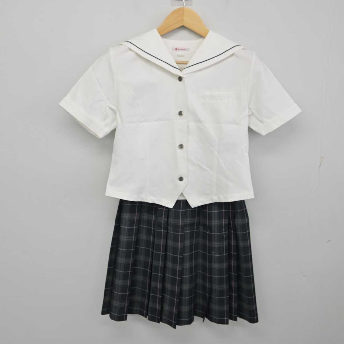 中古】愛知県 菊華高等学校 女子制服 2点 (セーラー服・スカート) sf058437 | 中古制服通販パレイド