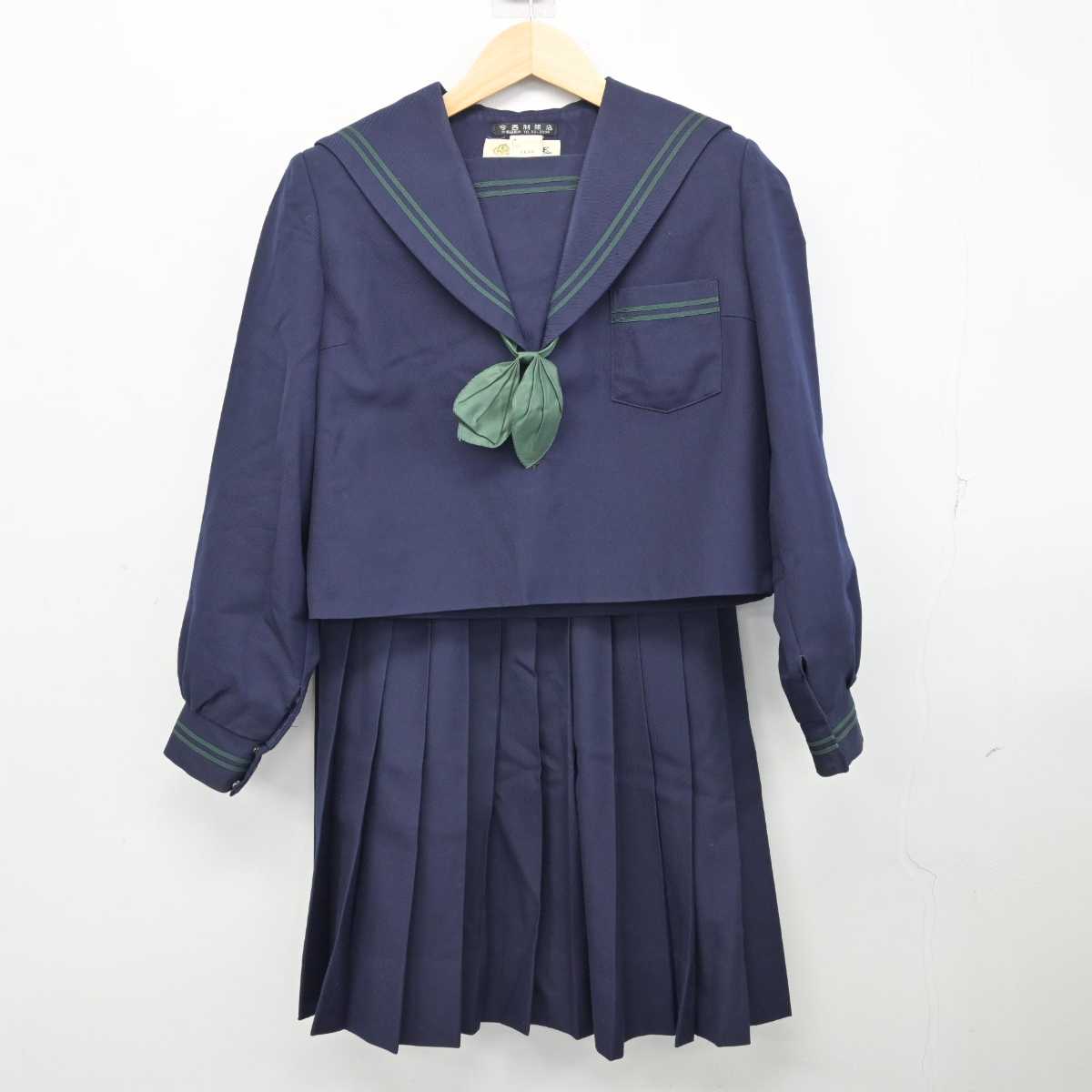 中古】奈良県 高田西中学校 女子制服 3点 (セーラー服・スカート) sf058694 | 中古制服通販パレイド