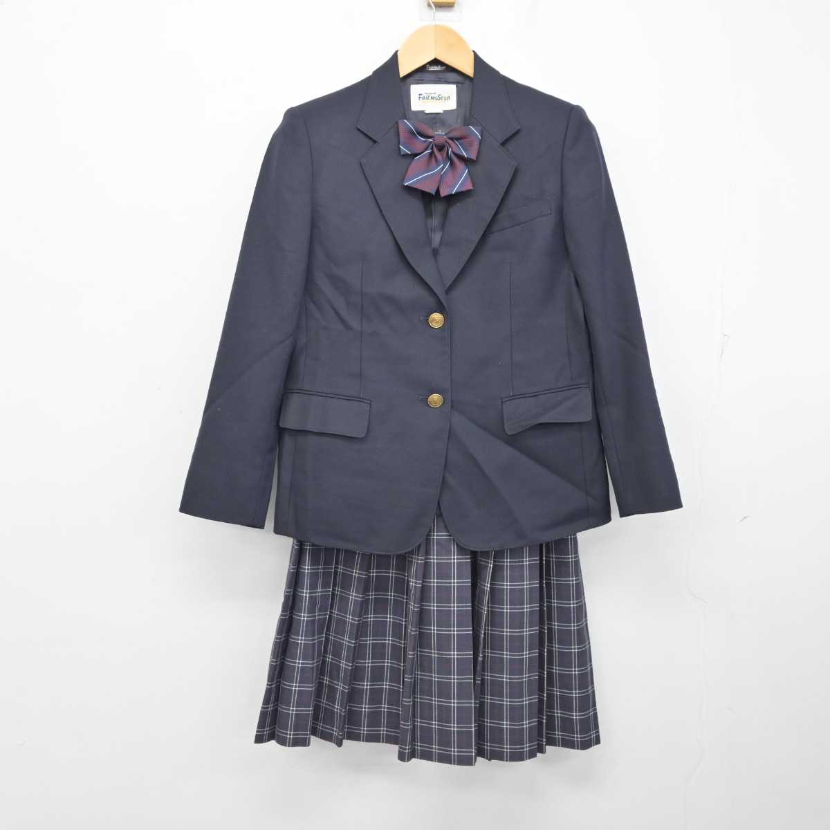 【中古】東京都 冨士見台中学校 女子制服 3点 (ブレザー・スカート) sf058812