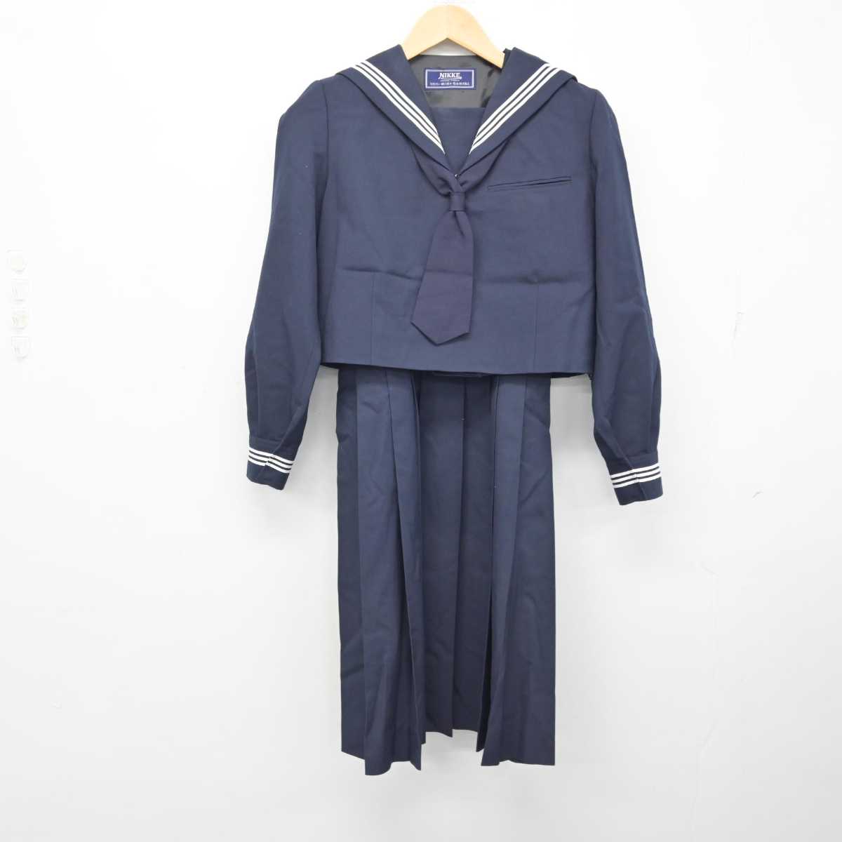 中古】茨城県 桃山学園 女子制服 2点 (セーラー服・ジャンパースカート) sf058842 | 中古制服通販パレイド