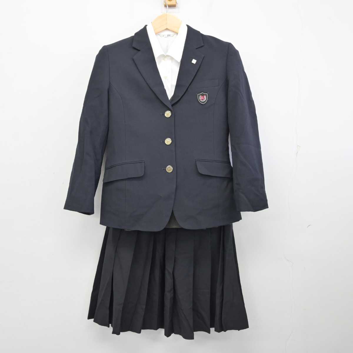 中古】東京都 日本大学豊山女子中学校・高等学校 女子制服 4点 (ブレザー・ニット・シャツ・スカート) sf059031 | 中古制服通販パレイド