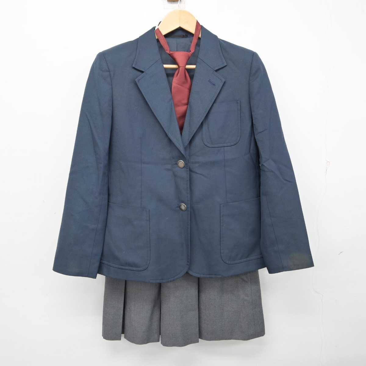 中古】神奈川県 菅田中学校 女子制服 3点 (ブレザー・スカート) sf059279 | 中古制服通販パレイド