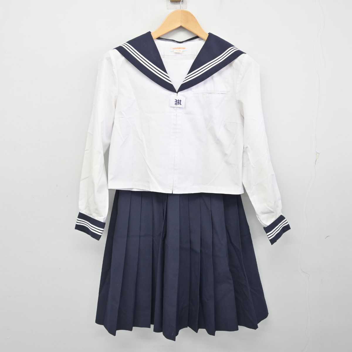 中古】埼玉県 所沢市立美原中学校 女子制服 3点 (セーラー服・セーラー服・スカート) sf059500 | 中古制服通販パレイド