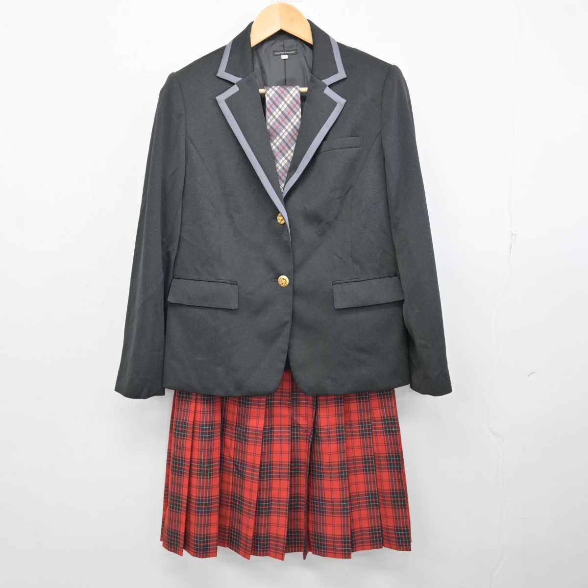 【中古】愛知県 愛知芸術高等専修学校 女子制服 3点 (ブレザー・スカート) sf059879