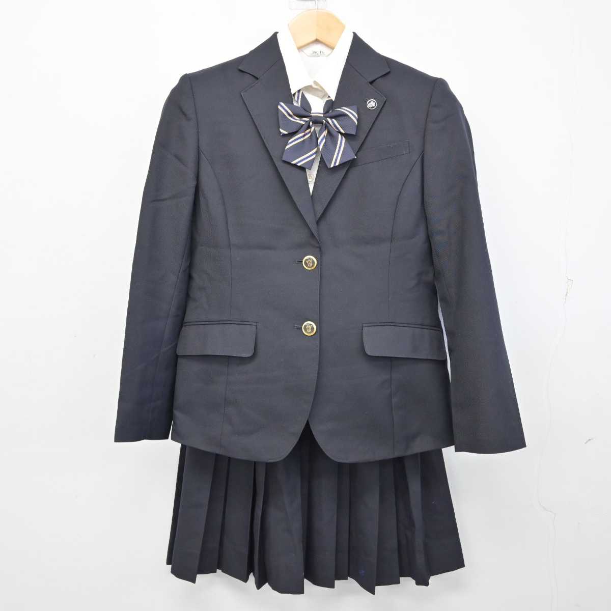 中古】神奈川県 法政大学第二高等学校 女子制服 5点 (ブレザー・シャツ・スカート) sf059912 | 中古制服通販パレイド