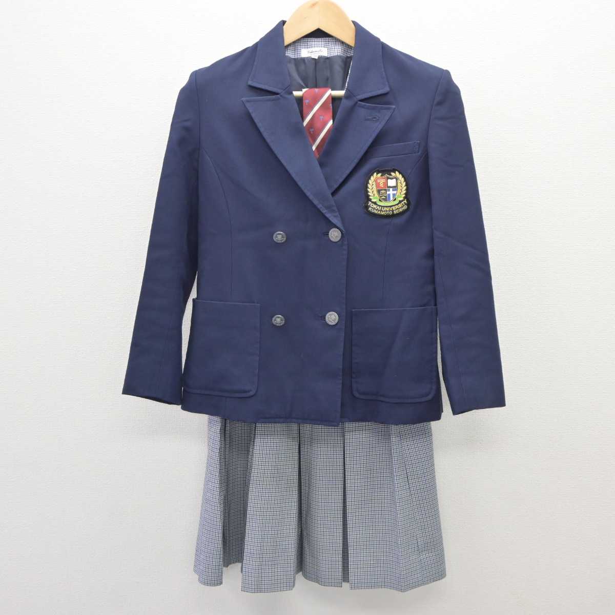 中古】熊本県 東海大学付属熊本星翔高等学校 女子制服 4点 (ブレザー・ベスト・スカート) sf060056 | 中古制服通販パレイド