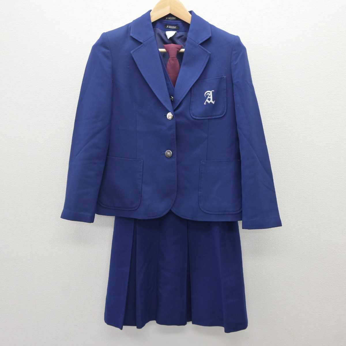 中古】神奈川県 有馬中学校 女子制服 4点 (ブレザー・ベスト・スカート) sf060096 | 中古制服通販パレイド