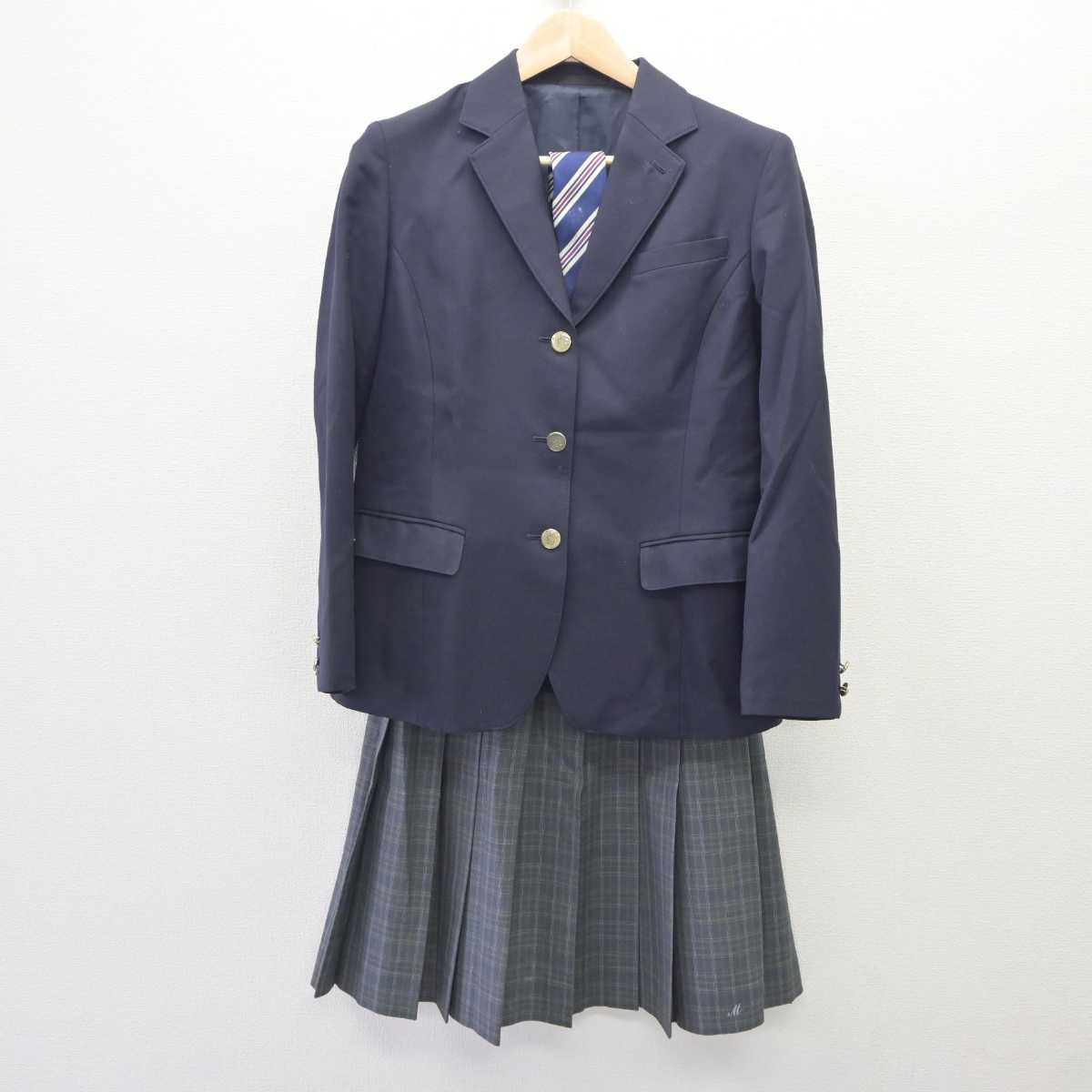 中古】新潟県 巻総合高等学校 女子制服 3点 (ブレザー・スカート) sf060200 | 中古制服通販パレイド