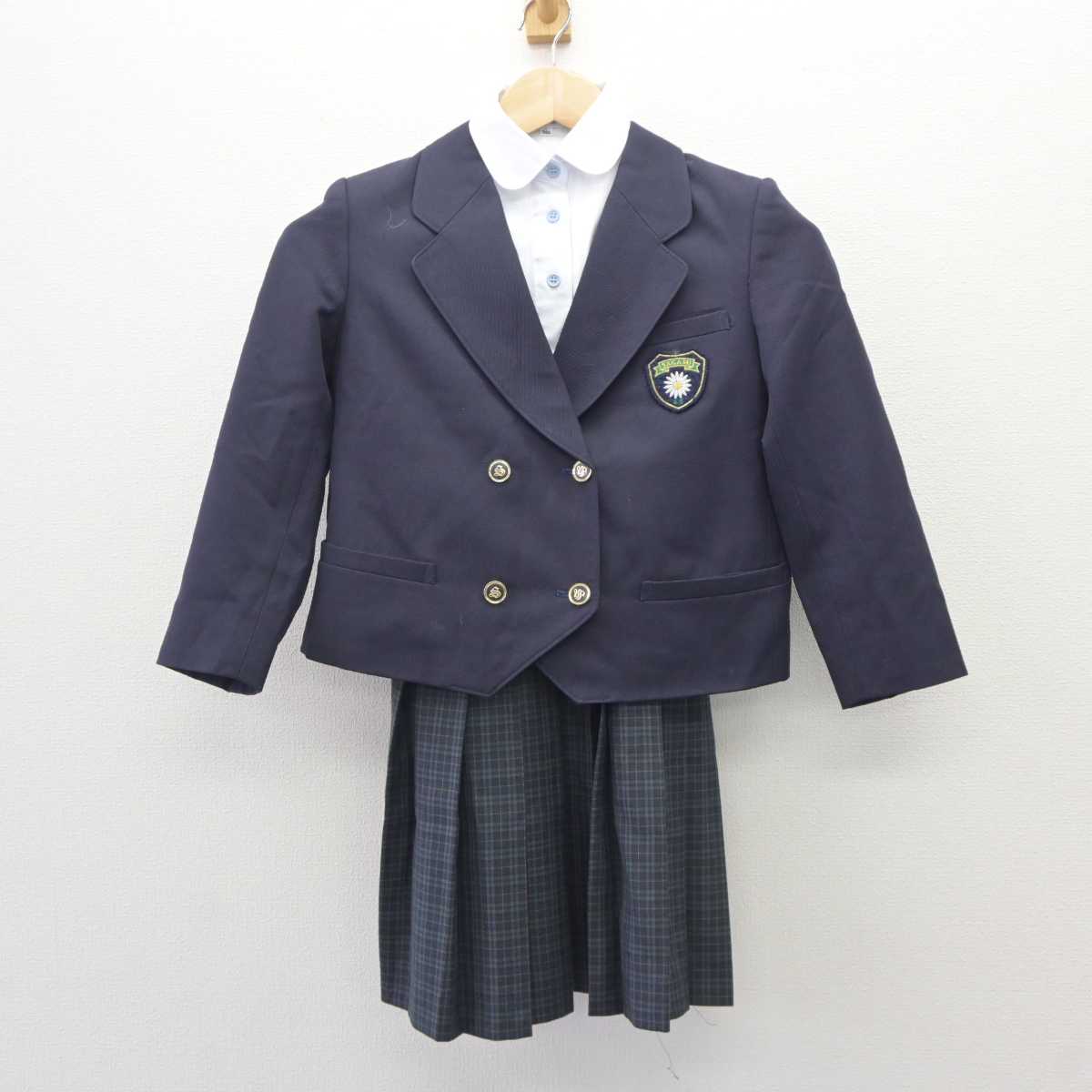 【中古】神奈川県 相模女子大学小学部 女子制服 3点 (ブレザー・その他アイテム・スカート) sf060213