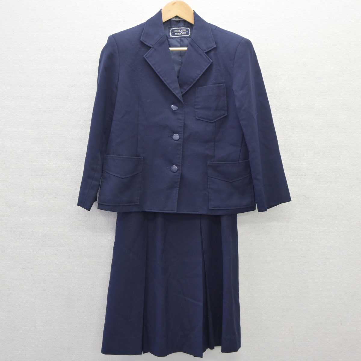 【中古】埼玉県 上尾市立東中学校 女子制服 3点 (ブレザー・スカート) sf060690