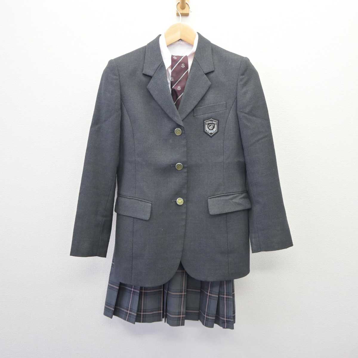 中古】茨城県 江戸崎総合高等学校 女子制服 4点 (ブレザー・シャツ・スカート) sf060786 | 中古制服通販パレイド