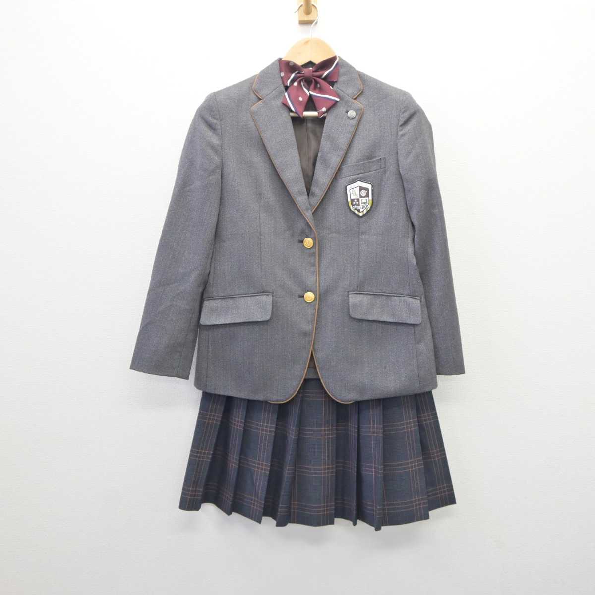 中古】福岡県 福岡女子商業高等学校 女子制服 4点 (ブレザー・スカート) sf060961 | 中古制服通販パレイド