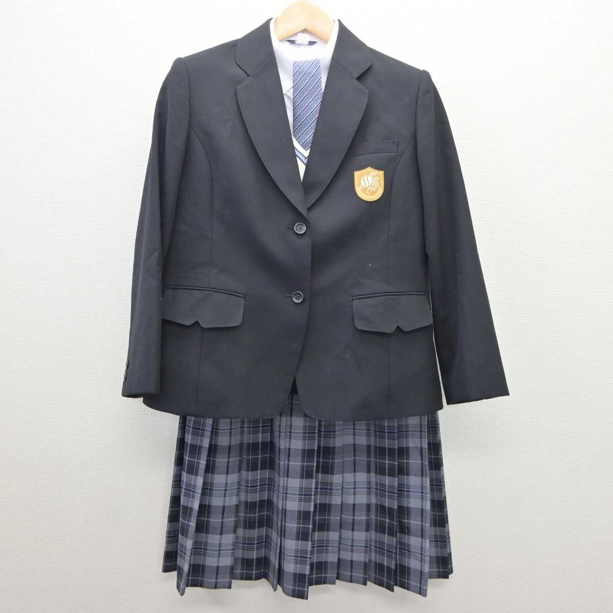 中古】大阪府 咲くやこの花中学校・高等学校 女子制服 5点 (ブレザー・ニット・シャツ・スカート) sf061153 | 中古制服通販パレイド