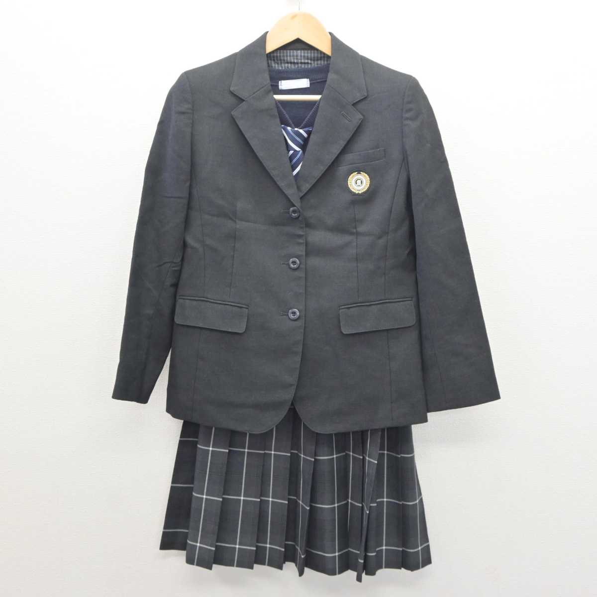 中古】北海道 札幌厚別高等学校 女子制服 4点 (ブレザー・ニット・スカート) sf061218 | 中古制服通販パレイド