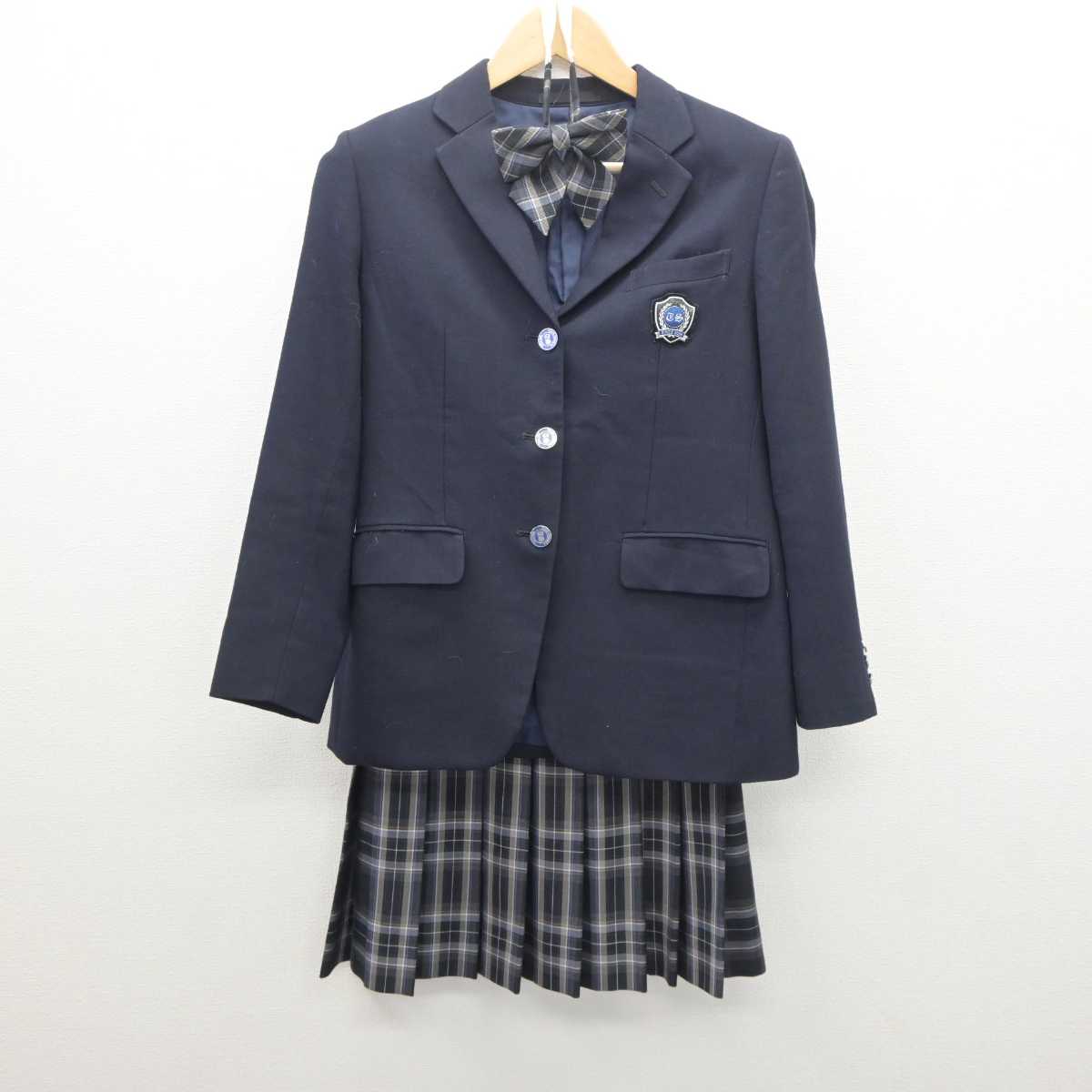 【中古】栃木県 栃木翔南高等学校 女子制服 3点 (ブレザー・スカート) sf061270