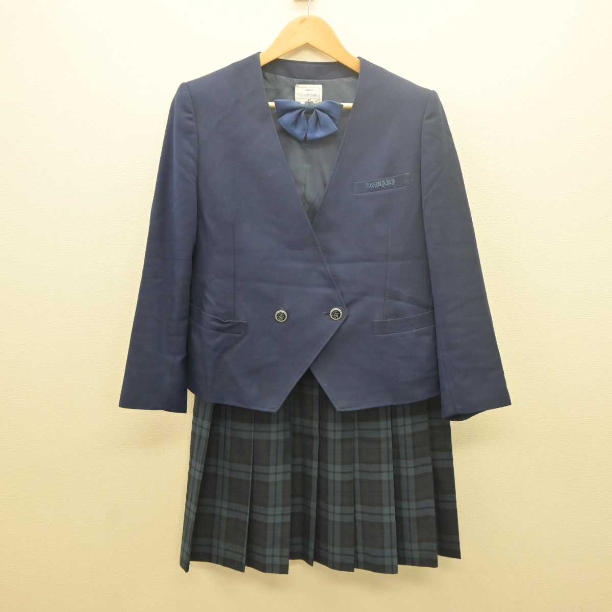 中古】富山県 泊高等学校 女子制服 3点 (ブレザー・スカート) sf061410 | 中古制服通販パレイド