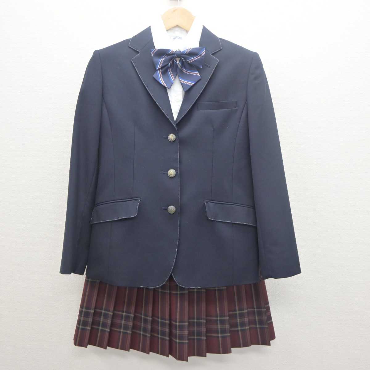 中古】東京都 帝京中学校・高等学校 女子制服 5点 (ブレザー・シャツ・スカート) sf061958 | 中古制服通販パレイド