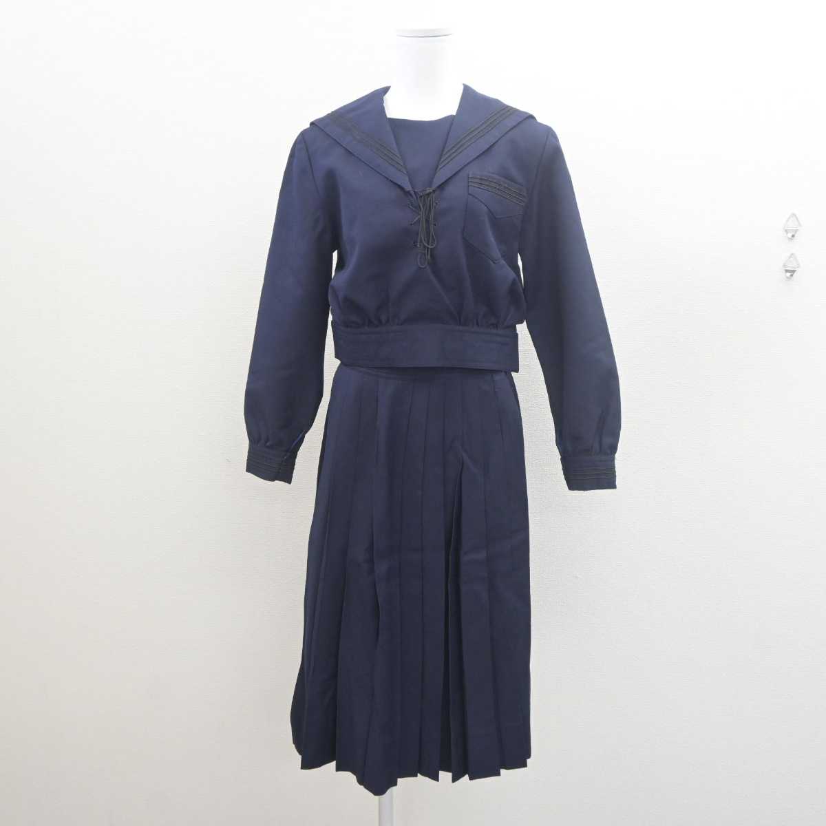 中古】兵庫県 神戸山手女子高等学校 女子制服 2点 (セーラー服 中古】兵庫県 神戸山手女子高等学校 女子制服 2点 (セーラー服