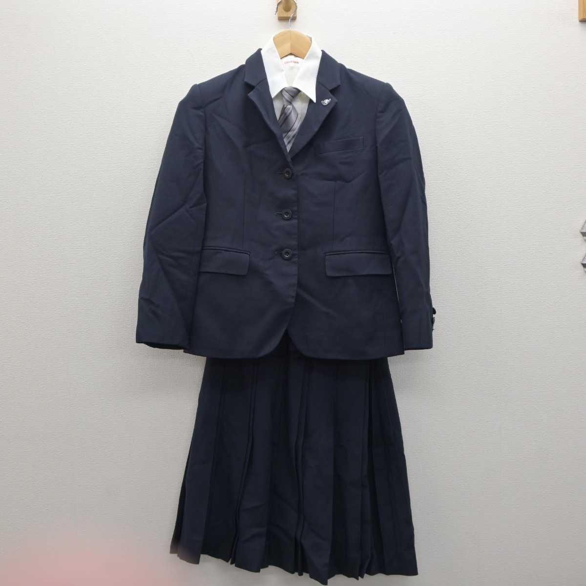 【中古】愛知県 滝高校/旧制服 女子制服 4点 (ブレザー・シャツ・スカート) sf062311