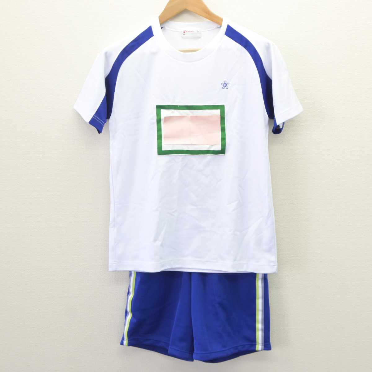 【中古】兵庫県 大庄中学校 女子制服 2点 (体操服 上・体操服 下) sf062426