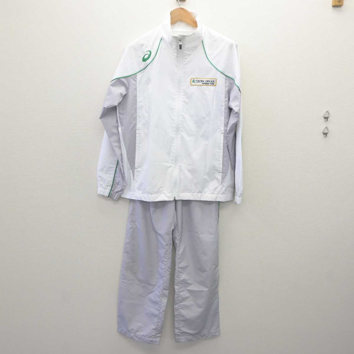 中古】茨城県 常磐大学高等学校/水泳部 男子制服 3点 (ジャージ 上