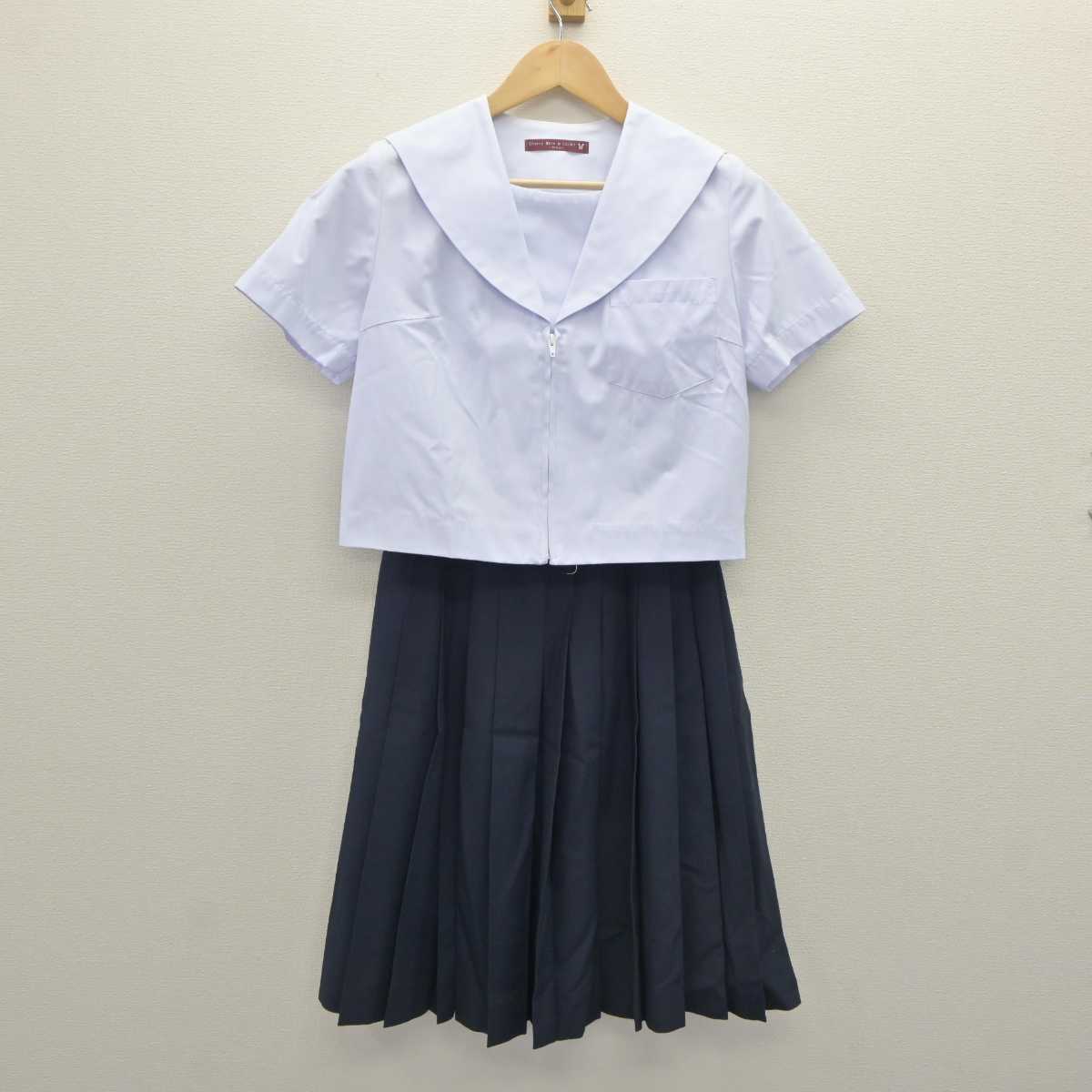 【中古】愛知県 名古屋市立北中学校 女子制服 3点 (セーラー服・スカート) sf062891