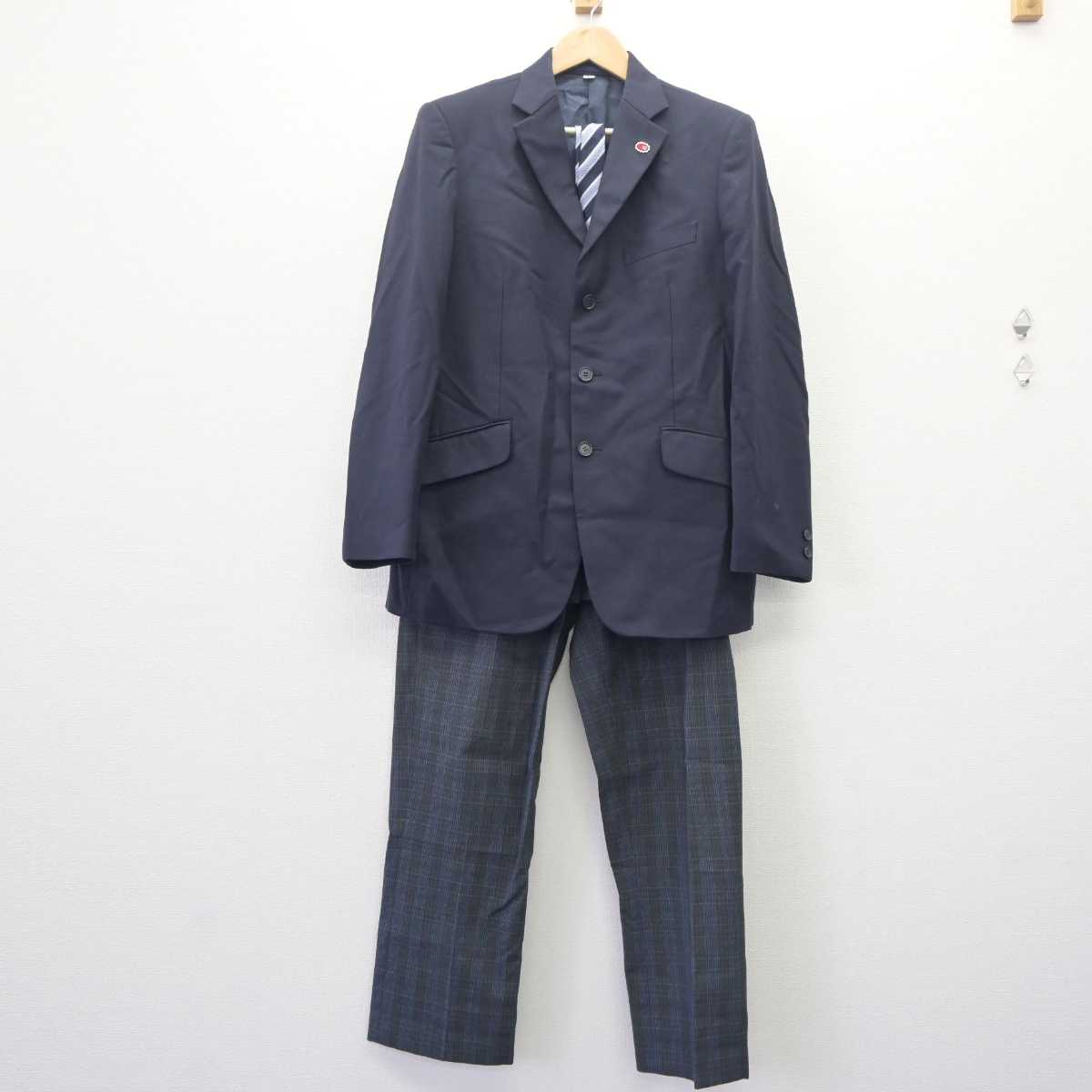 中古】神奈川県 旭高等学校 男子制服 4点 (ブレザー・ズボン) sf062941 | 中古制服通販パレイド