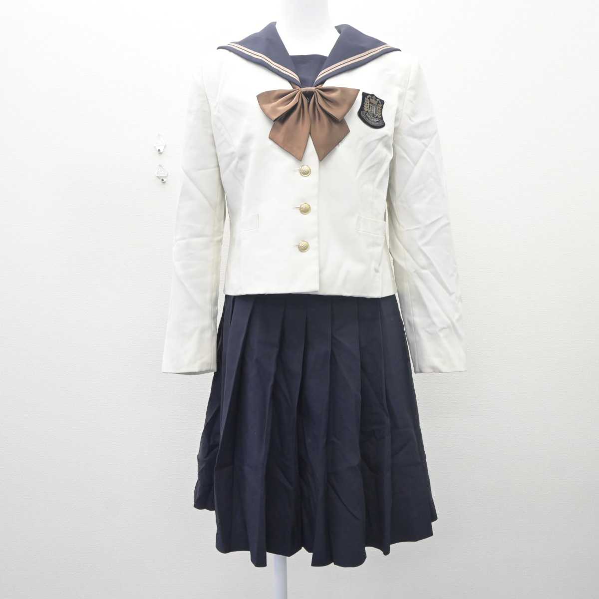 中古】岡山県 岡山南高等学校 女子制服 4点 (ブレザー・セーラー服・スカート) sf062956 | 中古制服通販パレイド