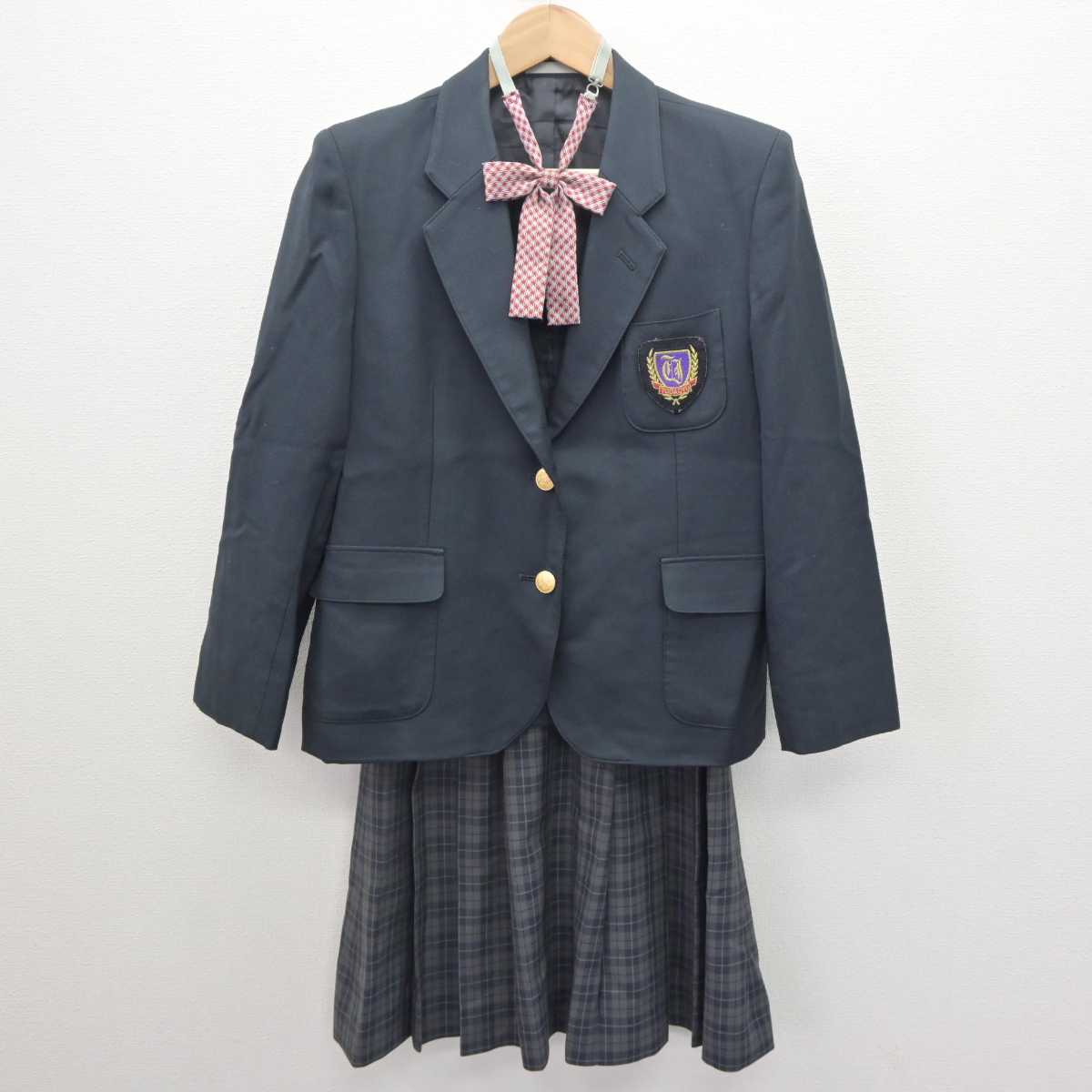 在庫格安埼玉県 坂戸中学校 女子制服 5点 sf002060 学生服
