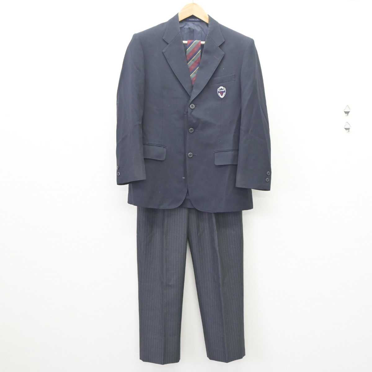 中古】京都府 桂高等学校 男子制服 4点 (ブレザー・ズボン) sf063327 | 中古制服通販パレイド